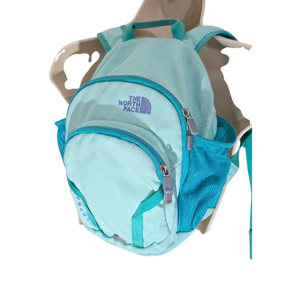 The North Face Sprout Toddler Backpack Teal Blue Kids Daypack Small NF00A3G6